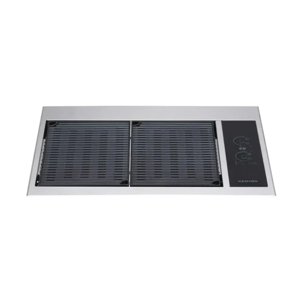Kenyon Texan 30-Inch Built-In Electric Grill - 240V Dual-Burner with Precision Touch Controls