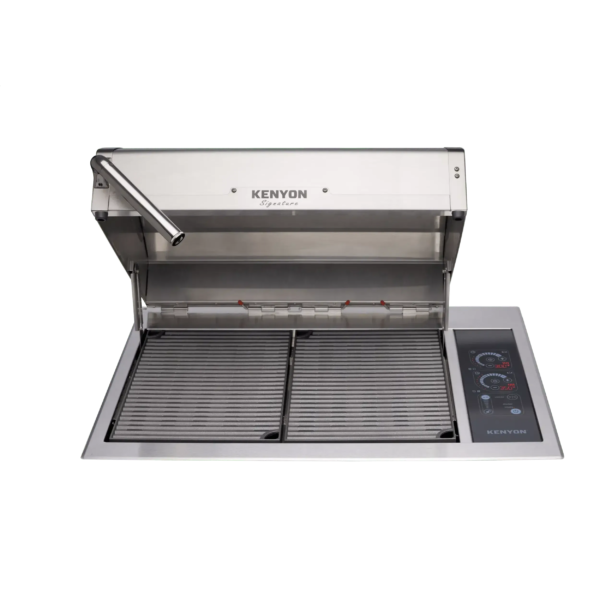 Kenyon Signature 30-Inch Built-In Electric Grill - 240V with IntelliKEN Touch Control and Lighted Lid