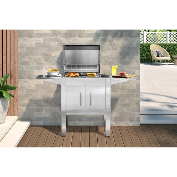 Kenyon Texan 240V Electric Grill with Stand - Premium Dual-Burner Touch Control
