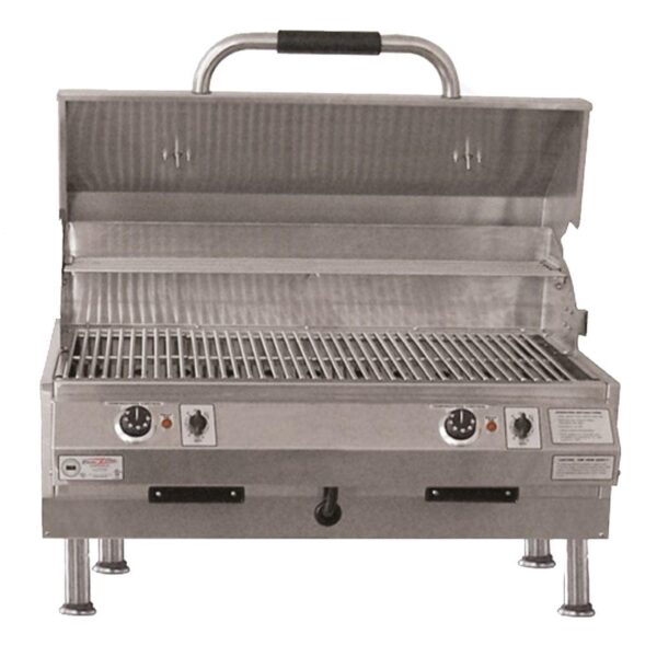 ElectriChef Ruby 32-Inch Dual-Zone Electric Outdoor Grill for Precision Tabletop Cooking