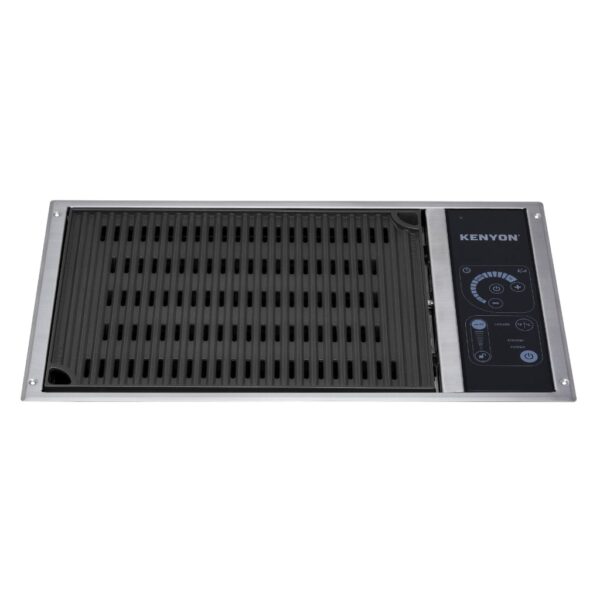 Kenyon Frontier 21-Inch Built-In Electric Grill - 240V Single Burner with IntelliKEN Touch Control